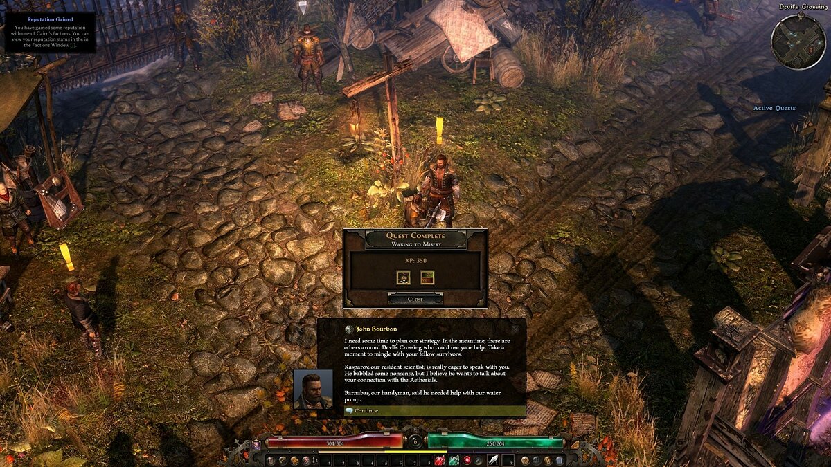 Grim Dawn черный экран