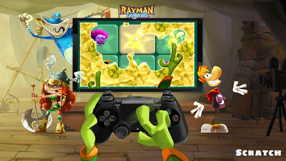 В Rayman Legends нет звука