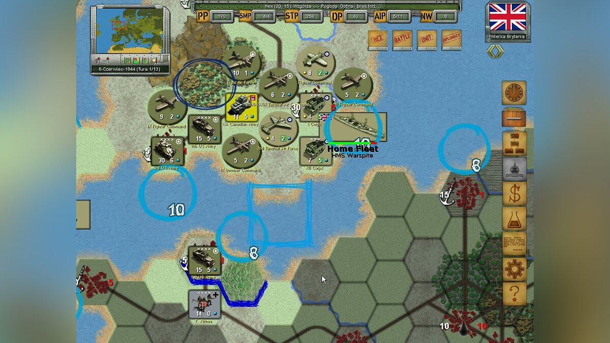 Скриншоты Strategic War in Europe - всего 22 картинки из игры