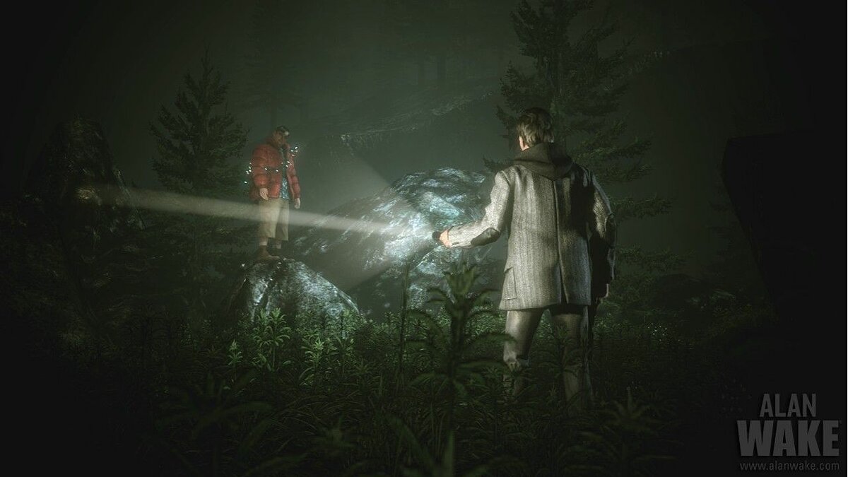 In his wake. Alan Wake Роуз.