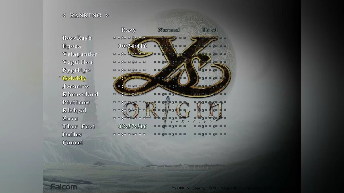 Скриншоты из Ys Origin
