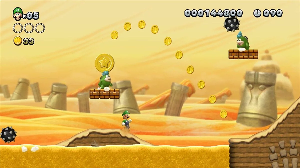 Скриншоты из New Super Mario Bros. Wii U