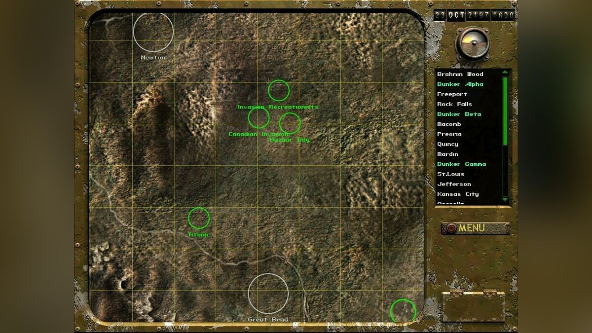 Fallout tactics карта случайных встреч