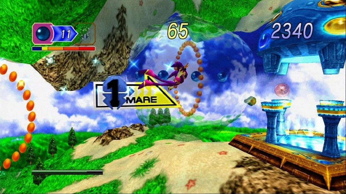 Скриншоты из NiGHTS into Dreams