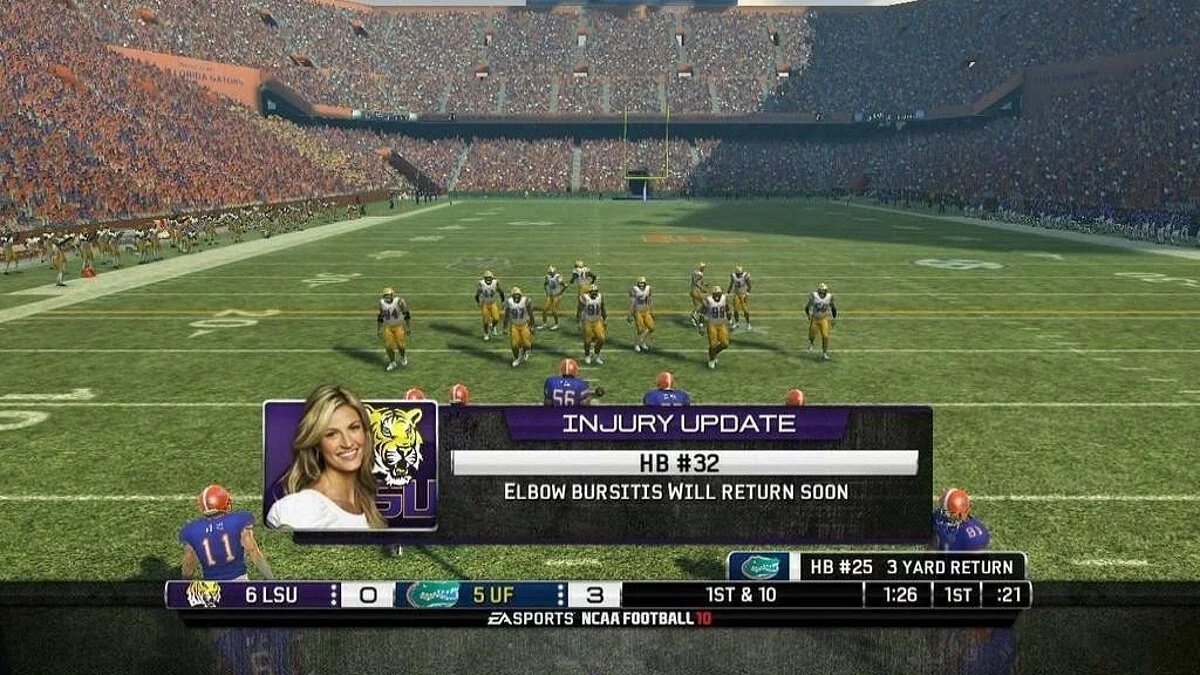 Скриншоты из NCAA Football 10