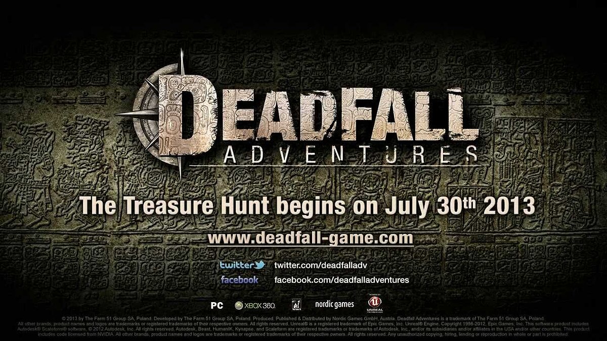 Deadfall Adventures 2013. Deadfall группа. Deadfall Adventures ps3. Deadfall Adventures Xbox 360 обложки.