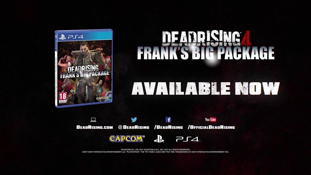 Dead Rising 4: Frank's Big Package (PlayStation 4, 2017) for sale