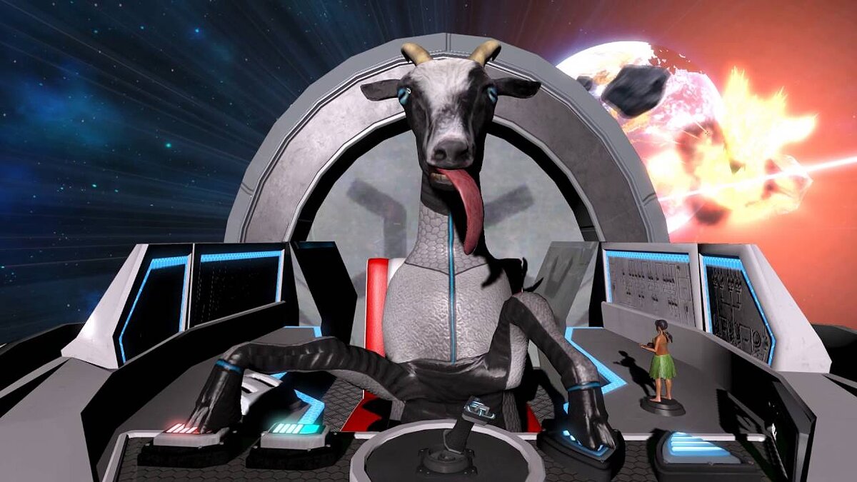 Goat Simulator: Waste of Space - что это за игра, трейлер, системные  требования, отзывы и оценки, цены и скидки, гайды и прохождение, похожие  игры