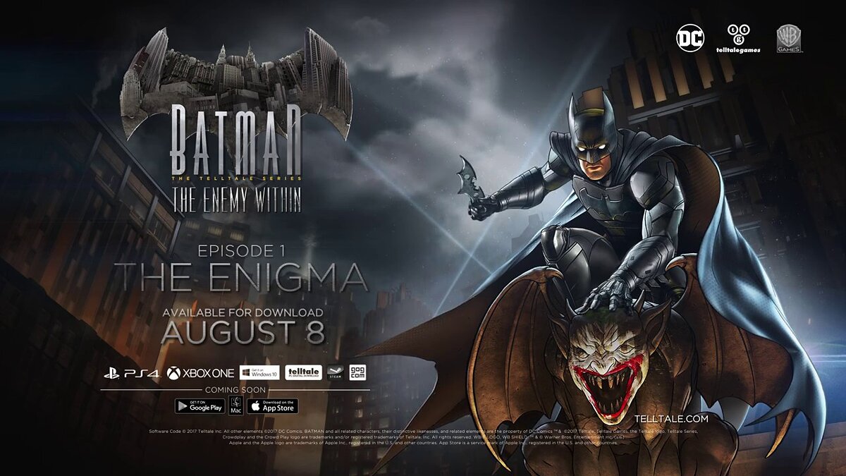 Batman: The Enemy Within - Episode 1: Enigma - что это за игра, трейлер,  системные требования, отзывы и оценки, цены и скидки, гайды и прохождение,  похожие игры