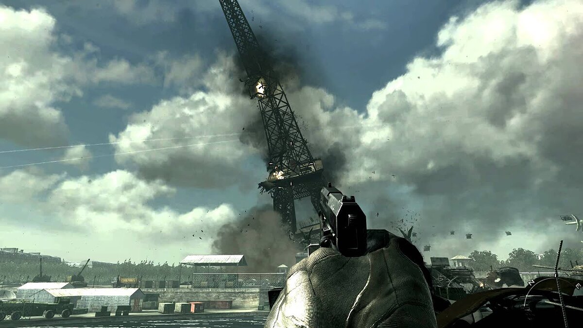  Call of Duty: Modern Warfare 3 — падение Эйфелевой башни