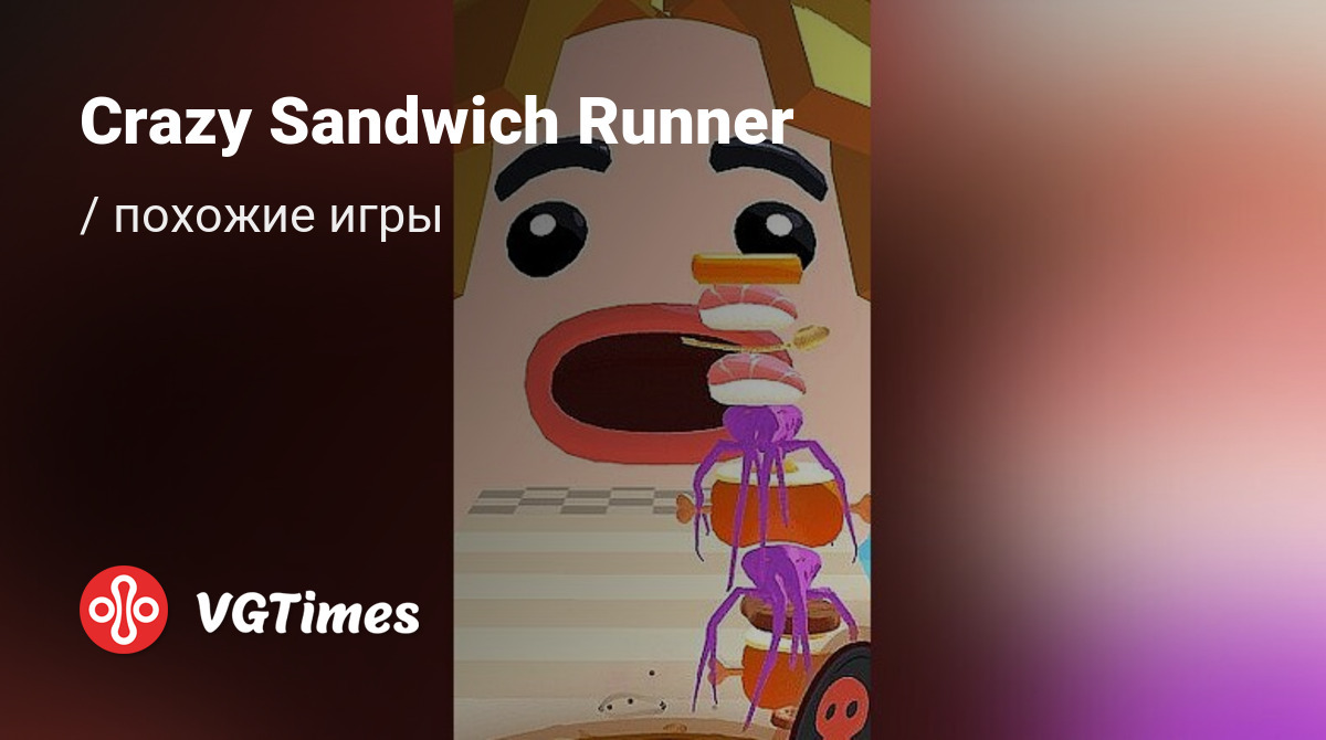 ТОП-5 - игры, похожие на Crazy Sandwich Runner - список лучших игр  наподобие Crazy Sandwich Runner