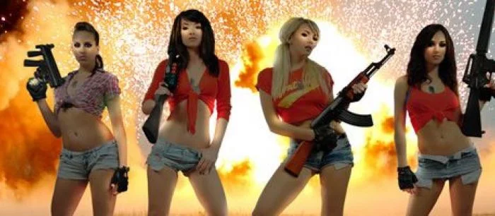 Обыграй девочек Дюка Нюкема!