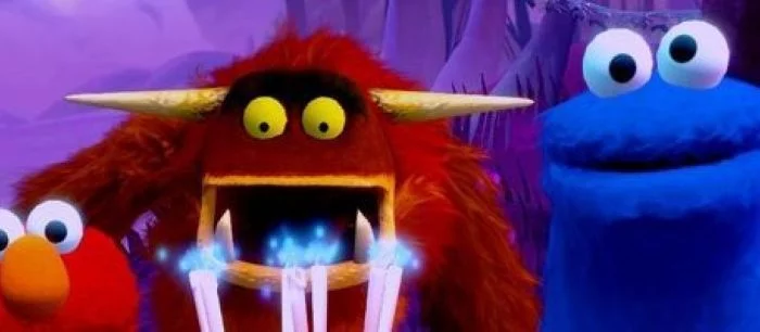 Тим Шафер обсуждает игру Once Upon a Monster с персонажем из Улицы Сезам