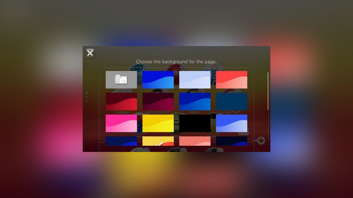 Как изменить рабочий стол PS Vita