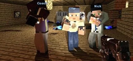 Left 4 Dead скрестили с Minecraft