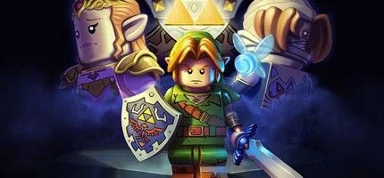 Щит из The Legend of Zelda собранный из блоков LEGO