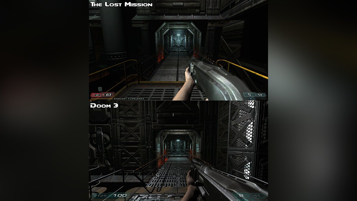 Сравнение графики Doom 3 и Doom 3 BFG Edition