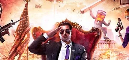 Обложки Saints Row 4 насыщены фиолетовым цветом