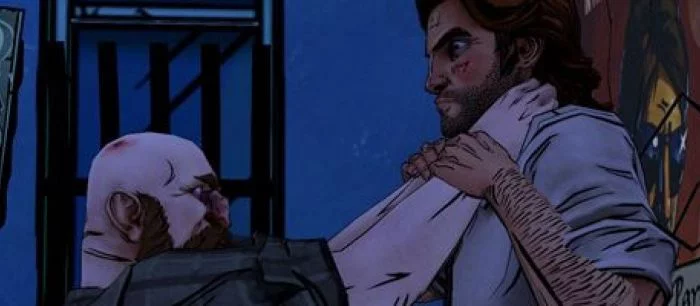 На новых скриншотах Wolf Among Us главного героя игры душат дробовиком
