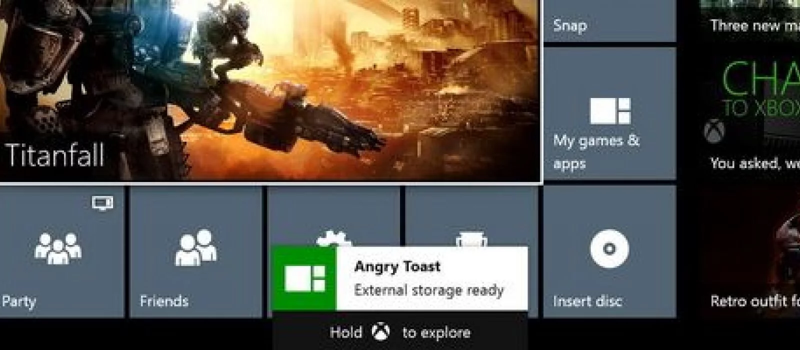В Xbox One появится поддержка внешних накопителей и реальных имён
