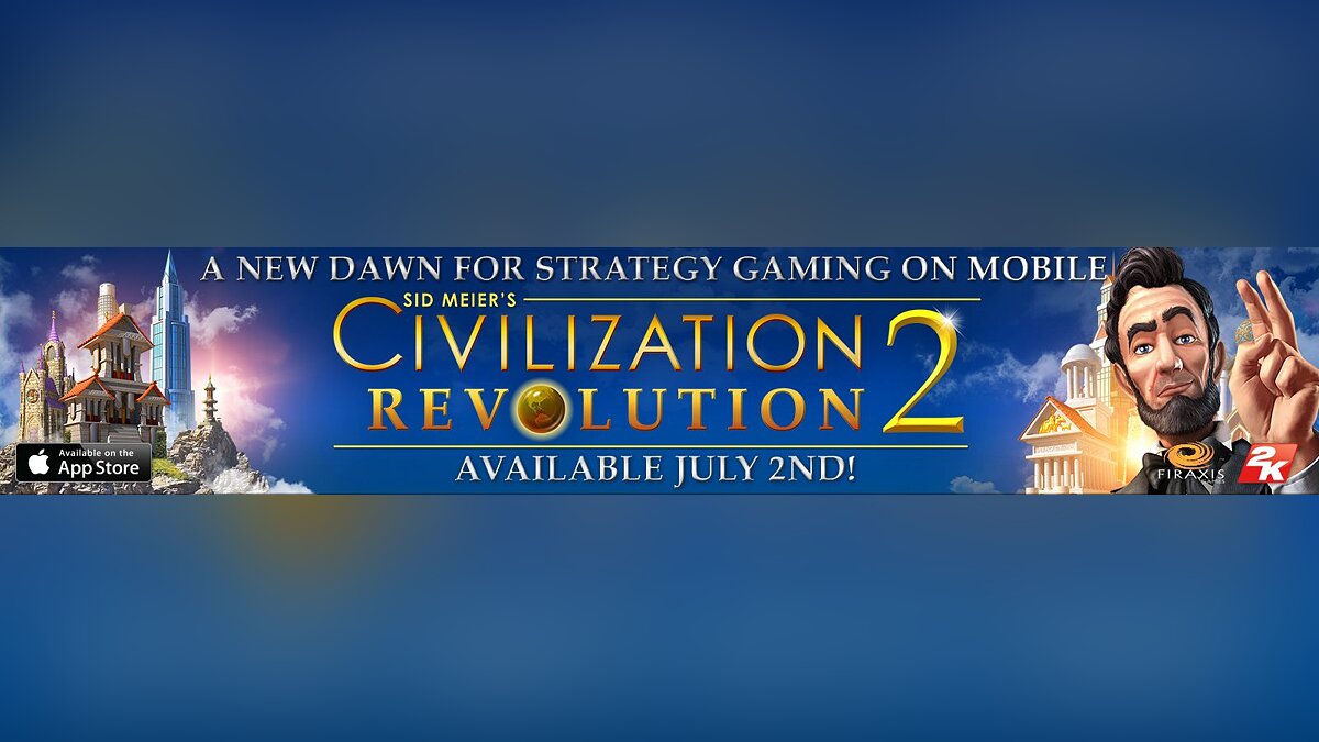 Анонсирована Civilization Revolution 2 для iOS. Скоро на Android