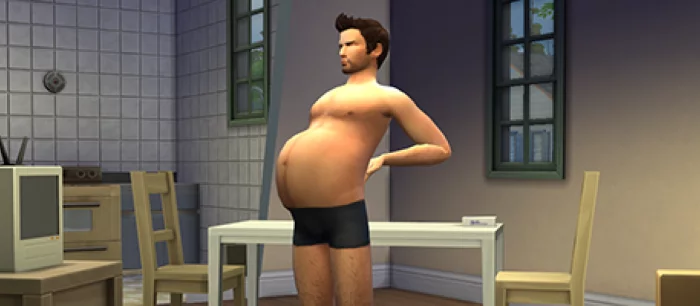 Новый патч убрал из Sims 4 беременных мужиков