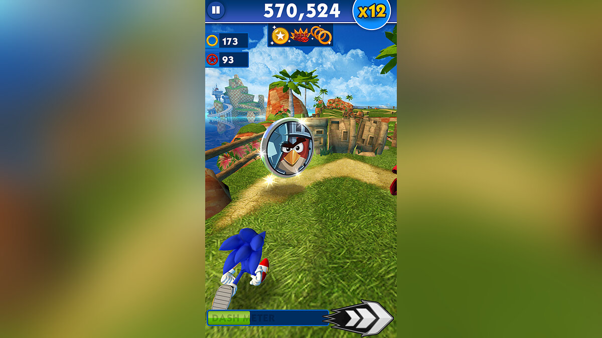 В Sonic Dash появятся герои из Angry Birds Epic