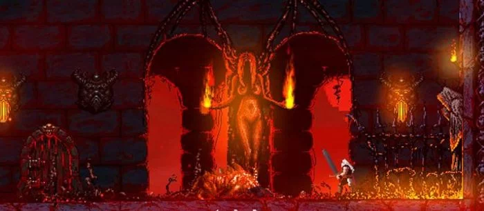 Показан геймплей «олдскульного» экшен-платформера Slain!