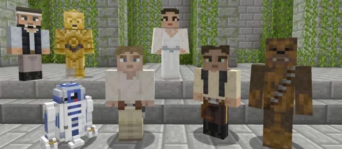 Вселенные Minecraft и Star Wars пересеклись