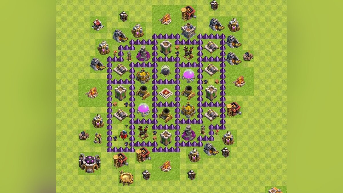 Гайд Clash of Clans: расстановка на базе TX 3, TX 4, TX 5, TX 6, TX 7, TX  8, TX 9, TX 10 и TX 11