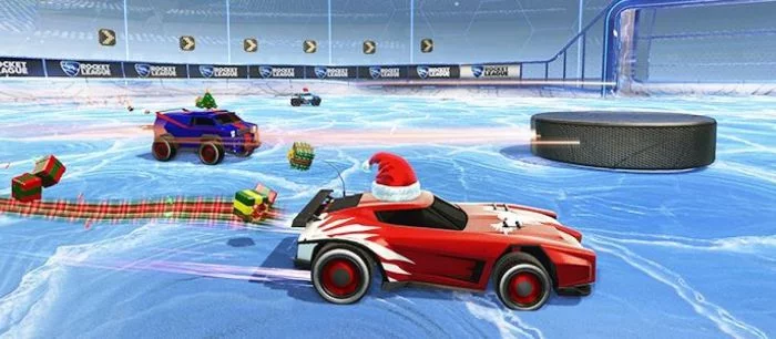 В Rocket League появились рождественский контент и режим хоккея