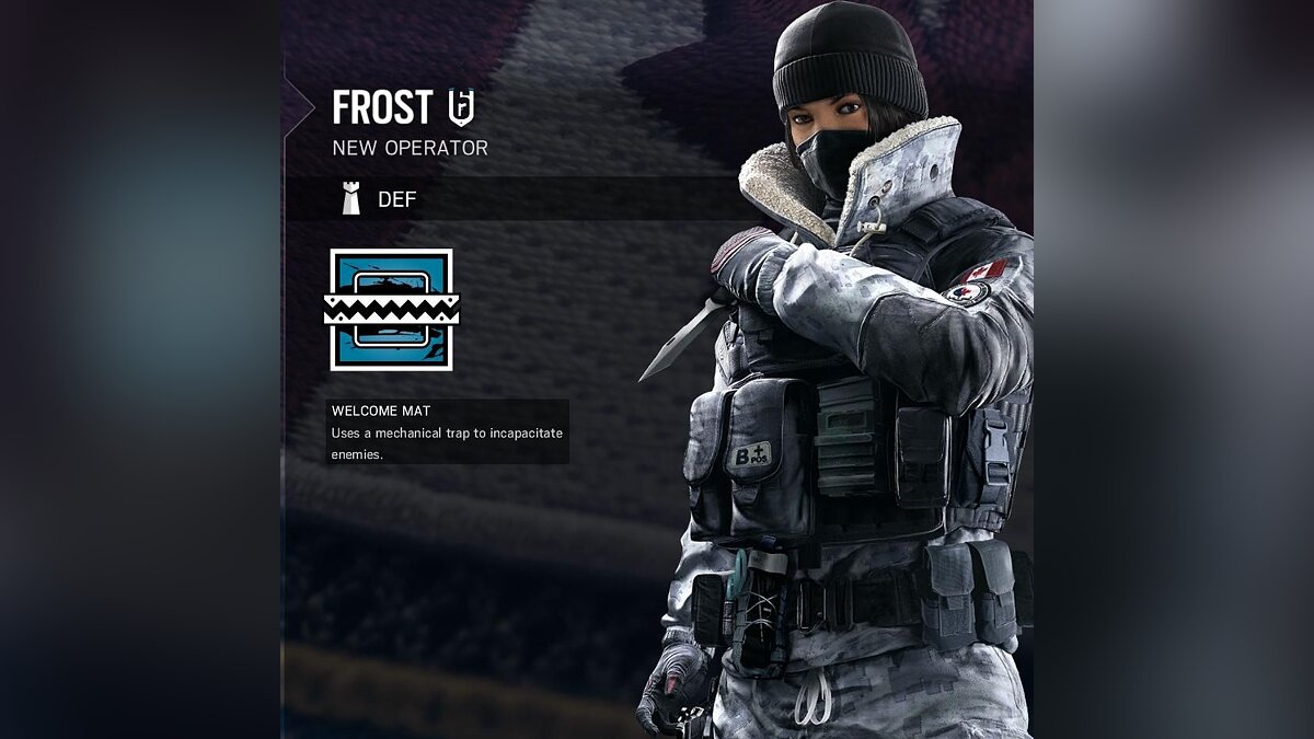 Фрост нова. Rainbow Six Siege геймплей Frost Black Ice. Rainbow Six Siege Frost Welcome mat.