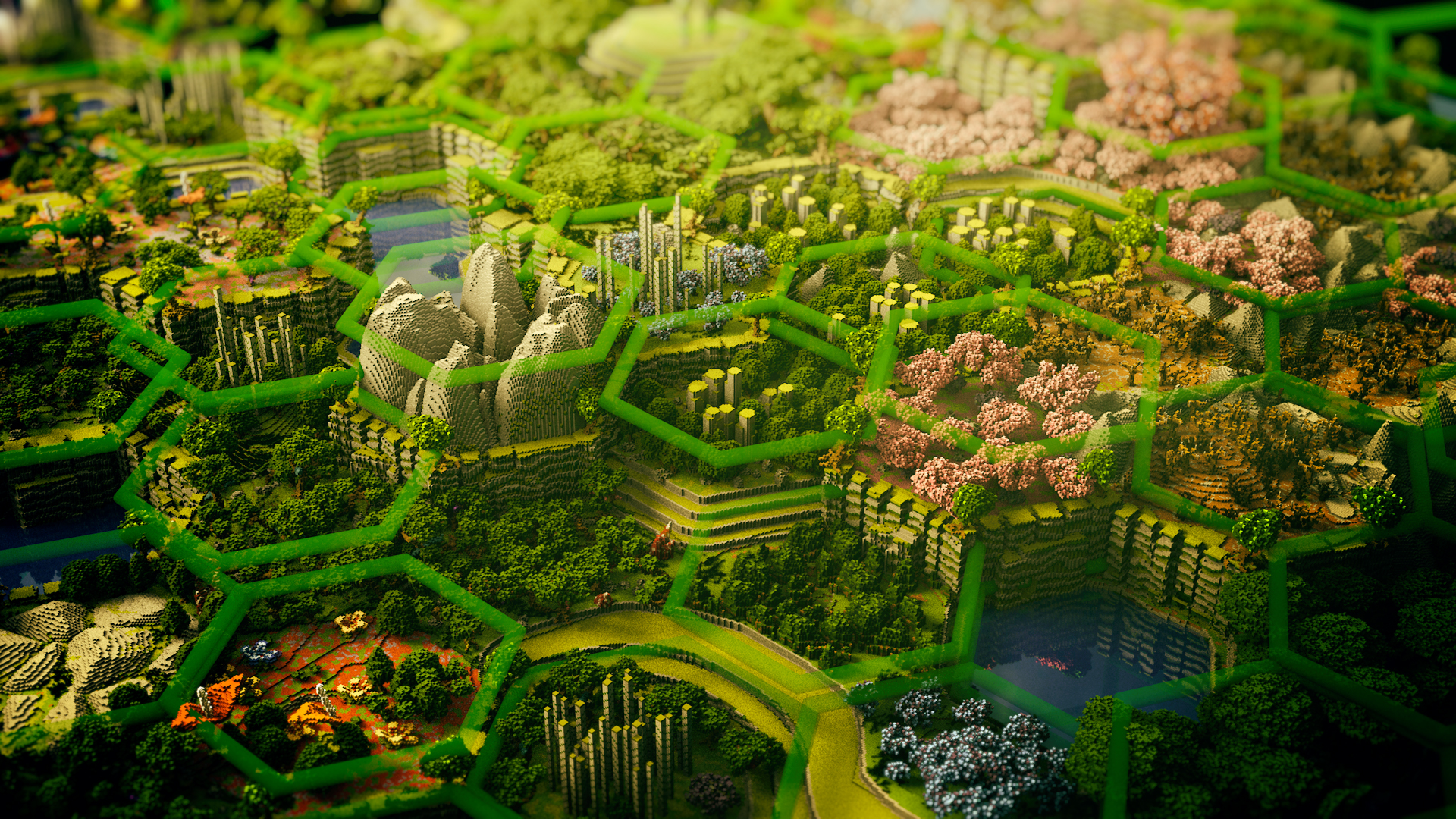 Огромный мир майнкрафта. Город соты. Майнкрафт красивые места. Город из сот. Minecraft Map.
