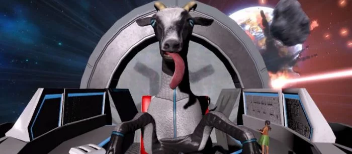 Козел покорит космос в новом DLC Waste of Space для Goat Simulator