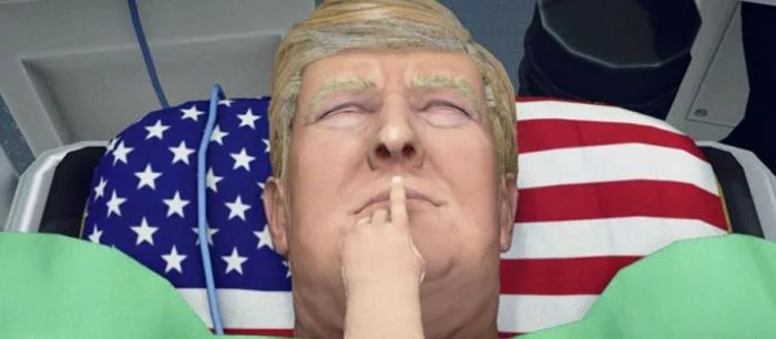 Дональд Трамп лег на операционный стол в DLC Inside Donal Trump для Surgeon Simulator