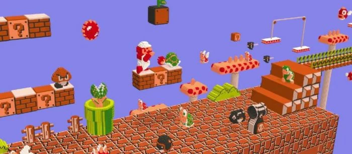 Игры для Денди (NES) запустили в 3D