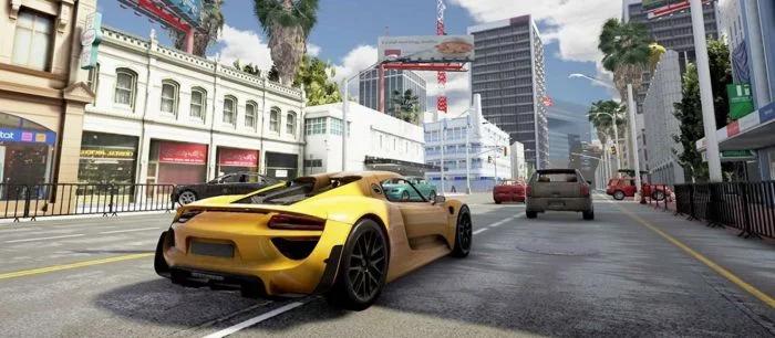 Появились новые скриншоты и видео AQP City — клона GTA с открытым миром