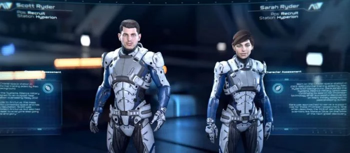 BioWare изменила внешность главных героев Mass Effect: Andromeda