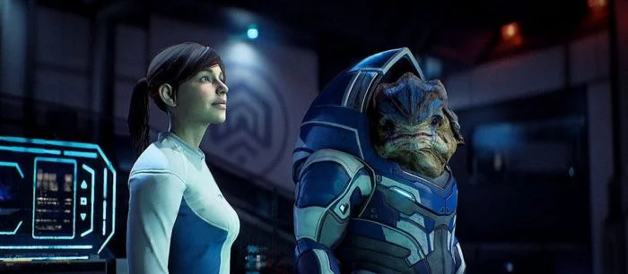 Лица персонажей снова украсили скриншоты Mass Effect Andromeda