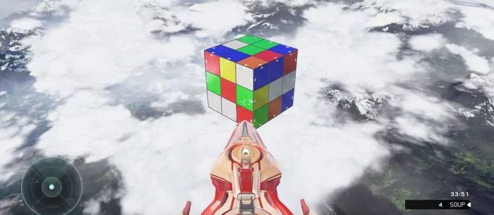 Геймер создал интерактивный кубик Рубика в Halo 5: Forge