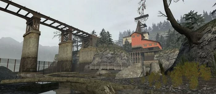 На скриншотах отмененного эпизода Half-Life 2 запечатлен заснеженный Рейвенхольм