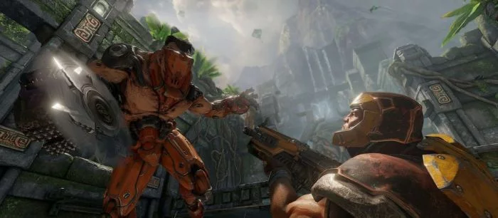 Новый трейлер Quake Champions представил арену Ruins of Sarnath
