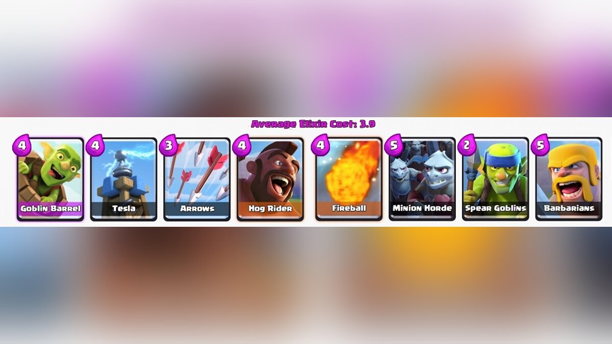 Clash Royale: колоды — арена 4