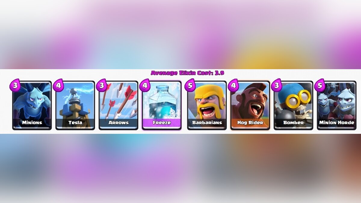 Clash Royale: колоды — арена 4