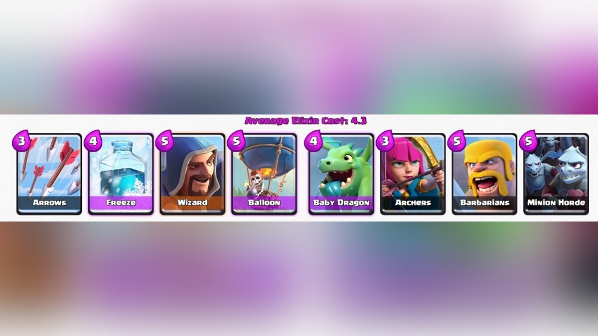 Clash Royale: колоды — арена 5