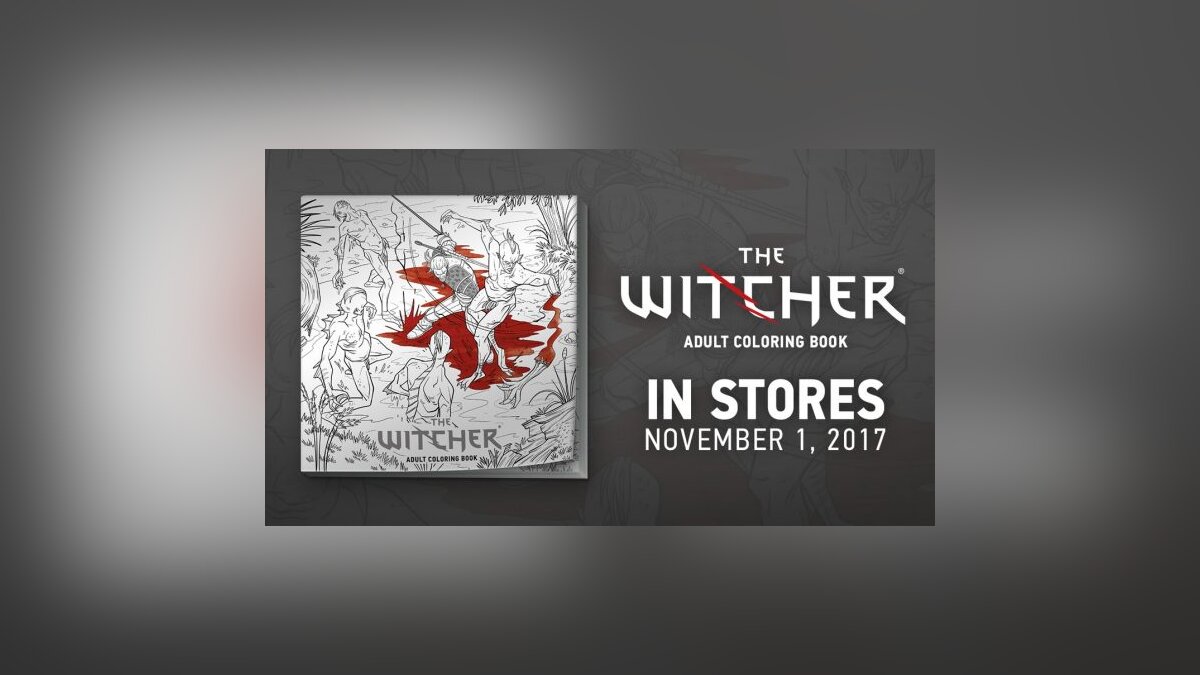 Dark Horse анонсировала раскраску The Witcher для взрослых