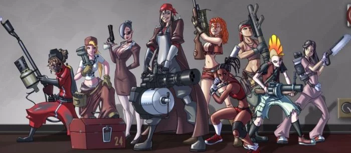 Valve задумывалась о женских персонажах в Team Fortress 2 и мультфильме по DOTA 2
