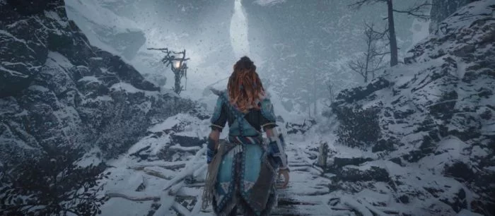 На новых скриншотах Horizon Zero Dawn — The Frozen Wilds показали заснеженные локации