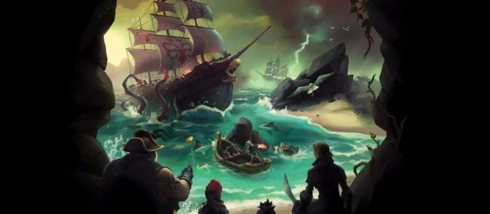Создатели Sea of Thieves показали небольшие корабли, наказания и невербальное общение