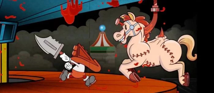 Что будет если скрестить Silent Hill и Cuphead? Pyramidhead!